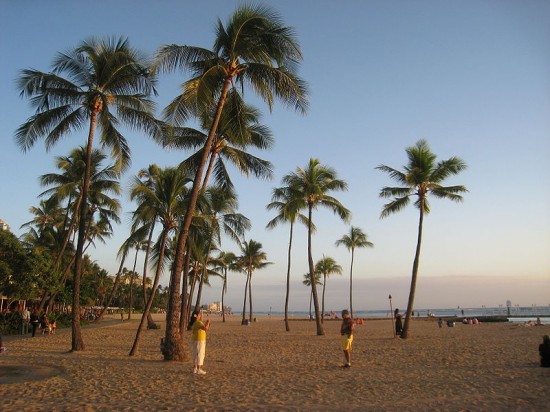 Plaża Waikiki.