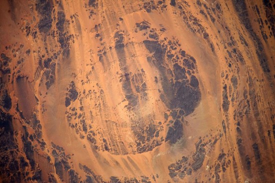 Krater Aorounga (Czad, Afryka).