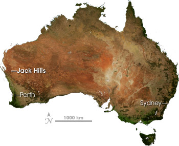 Jack Hills w Australii.