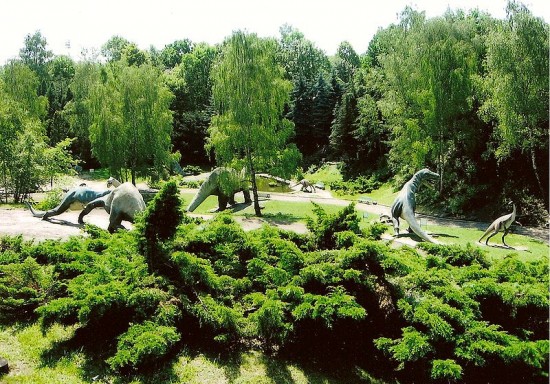 Kotlina dinozaurów w Chorzowie.