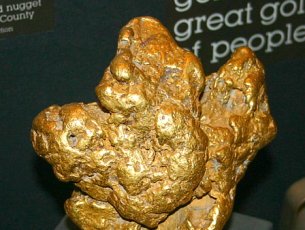 Największy samorodek złota z Kalifornii - miniatura.