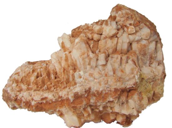 Kryształy kalcytu - jednego z najważniejszych minerałów budujących skały.